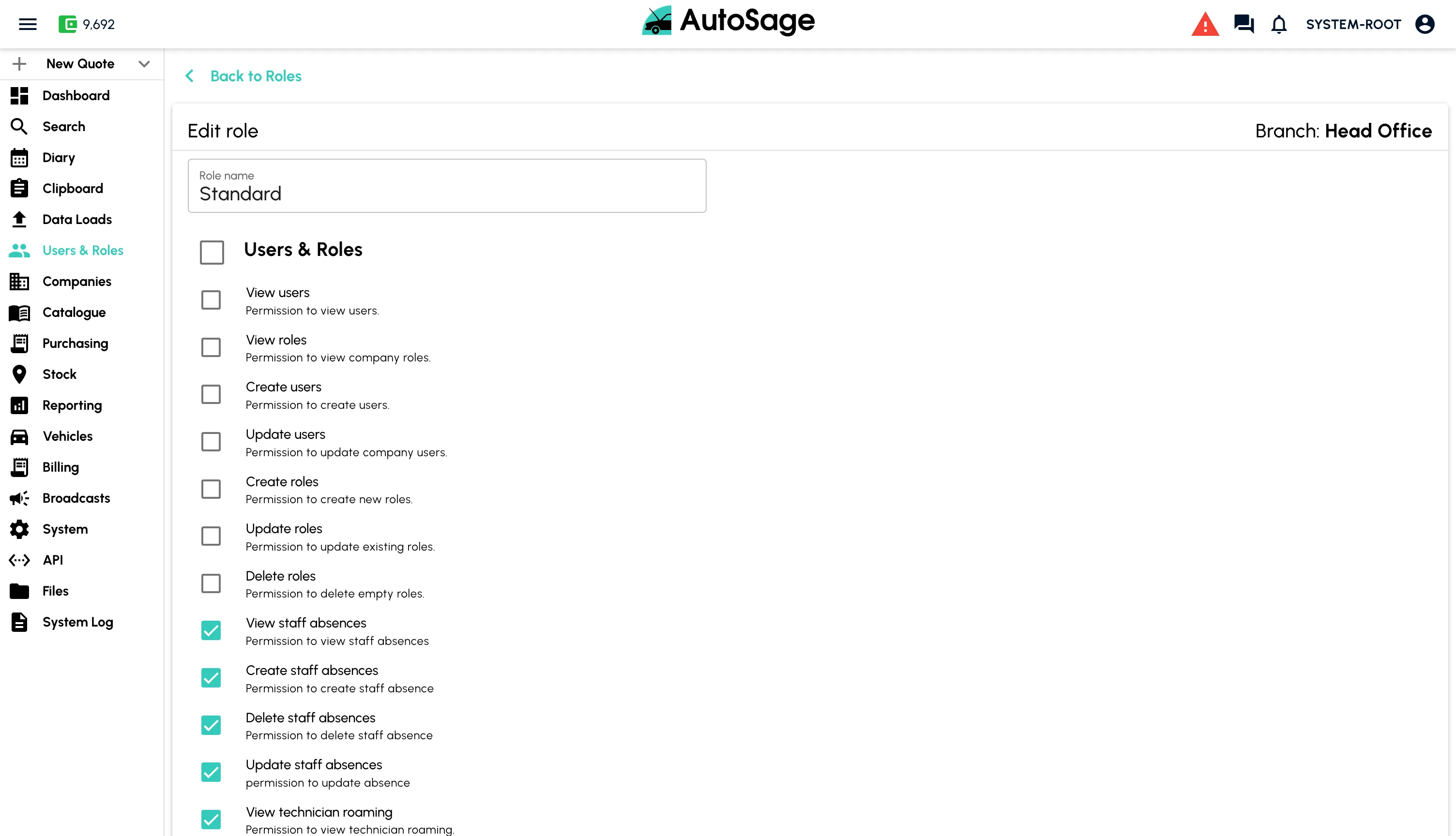 Set up users and technicians - step 6