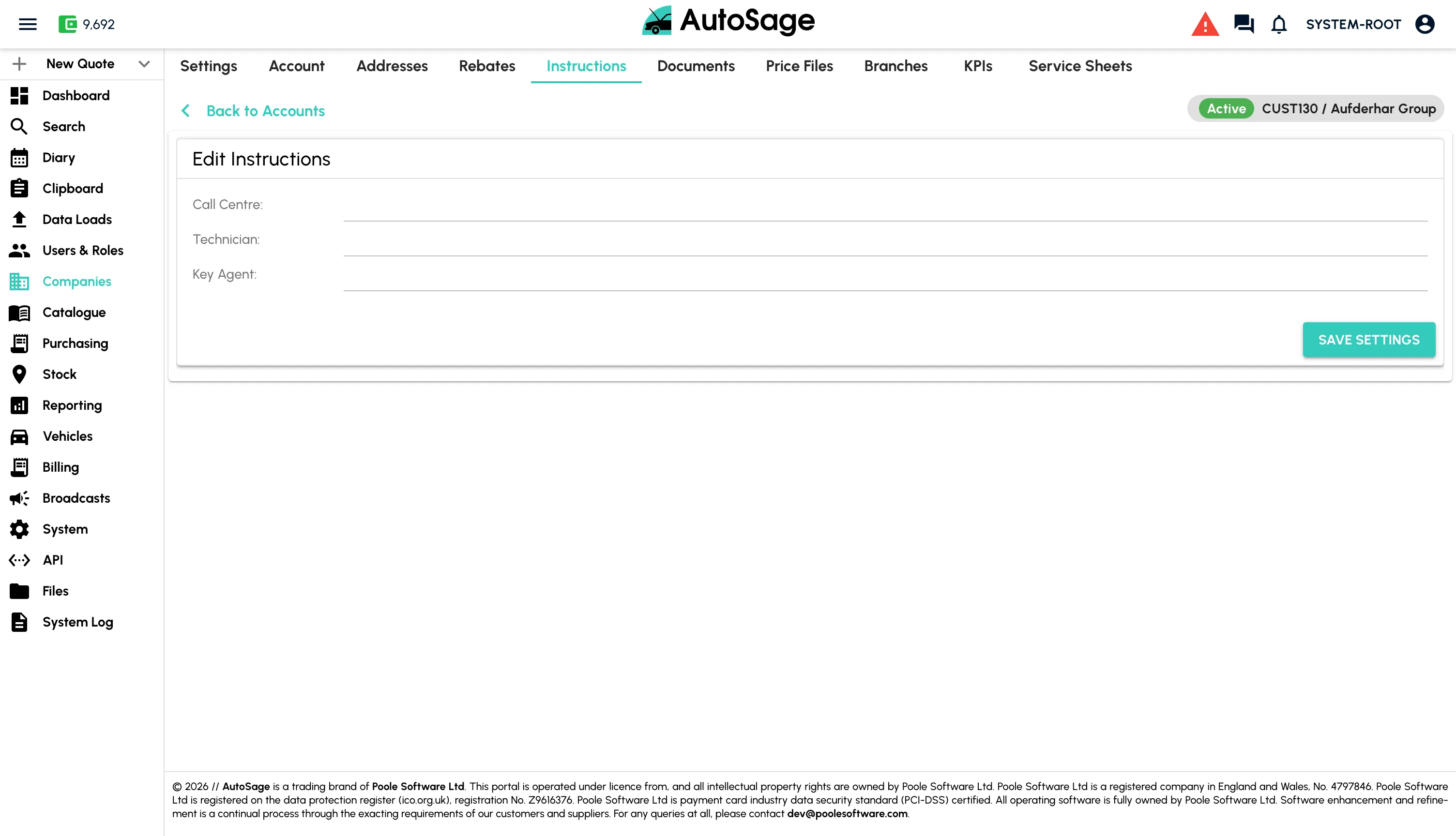 Set up customers and suppliers - step 7