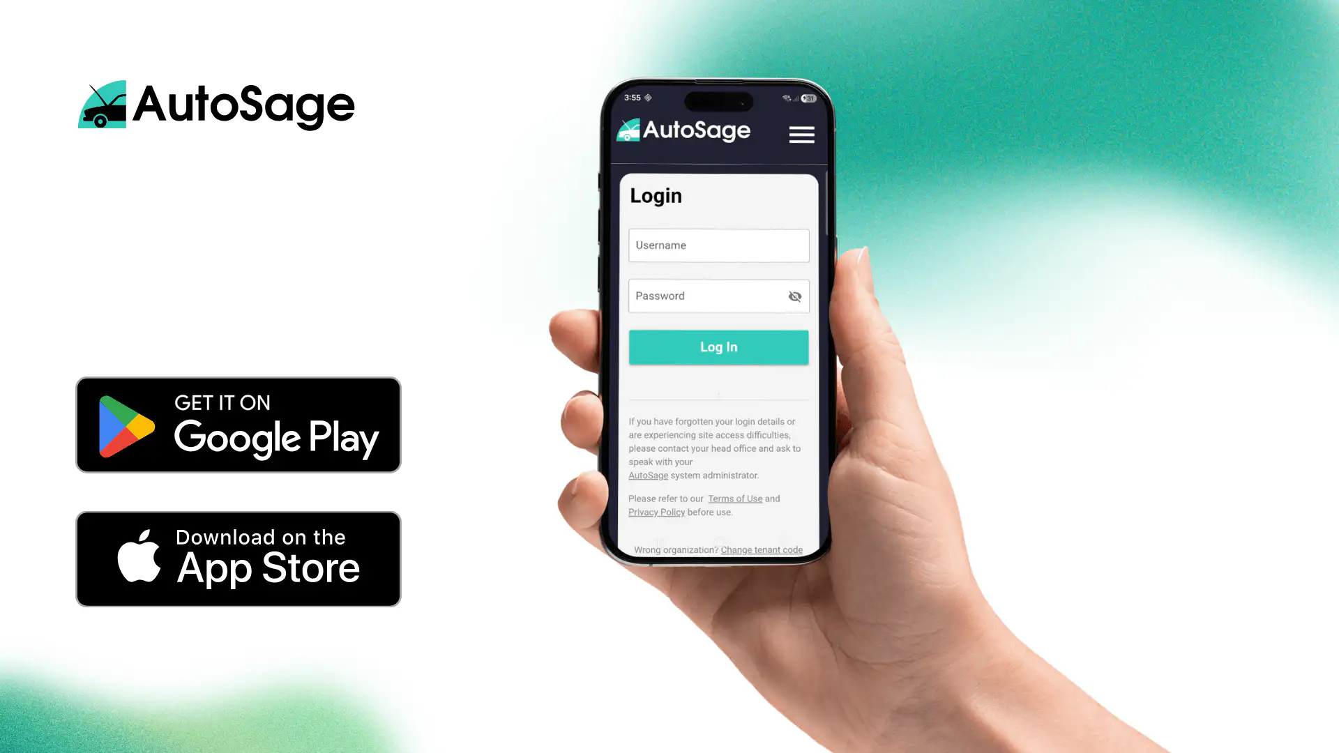 Fitter completes the job on mobile - step 1